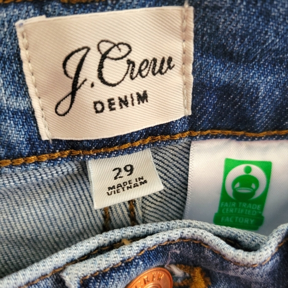 J Crew Billie Demi Boot Crop Jeans 29 - Picture 4 of 9